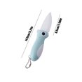 thumbnail image 3 of Blue Foldable Ceramic Knife Convenient To Carry Innovative And Sharp Blades For Easy Cutting Of Vegetables Great For Home And Outdoor, 3 of 6