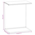 thumbnail image 4 of vidaXL Side Table Black 55x35x66 cm Engineered Wood, 4 of 4