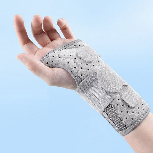 1pc Wrist Support Double Aluminum Plate Nylon Adjustable Splint Wrist Brace