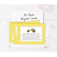thumbnail image 4 of Inkdotpot 30Gender Neutral Mommy Bee Baby Shower Book Request Cards Bring A Book Instead Of A Card Baby Shower Invitations Inserts Games, 4 of 6
