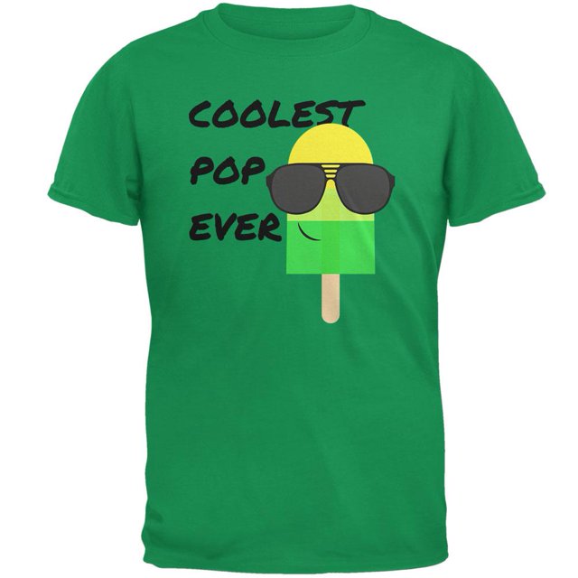 Father's Day Summer Sun Ice Pop Coolest Pop Ever Mens T Shirt