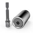 thumbnail image 1 of Yeacher 7mm-19mm Multi-functional Universal Socket Metric Wrench Power Drill Adapter Socket Set Professional Repair Tools, 1 of 6