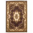 thumbnail image 1 of HomeRoots 353282 2 ft. 3 in. x 3 ft. 3 in. Polypropylene Plum & Ivory Area Rug, 1 of 1