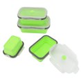 thumbnail image 4 of Récipient à Repas Pliable, 4pcs Rétractable pour le Déjeuner Flexible Coffre-Fort pour Bureau Rose, Vert, Rose Rouge, 4 of 8