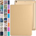 thumbnail image 1 of DuraSafe Cases iPad PRO 12.9 Inch 4th 5th 6th [ Pro 12.9 4 5 6 ] MY3K2LL/A MY3J2LL/A MY2H2LL/A MY2J2LL/A TriFold PC Lightweight Smart PU Leather Protective Hard Back Cover - Gold, 1 of 8