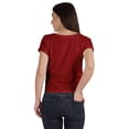 thumbnail image 4 of Inkmeso T-shirt Court d'Été à Nœud Torsadé à l'Avant pour Femmes à Manches Courtes, 4 of 8