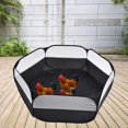 thumbnail image 4 of Enclos pour Chiot Exercice Extérieur Imperméable Clôture de Jardin Intérieur pour Petit Sans Couverture, 4 of 7