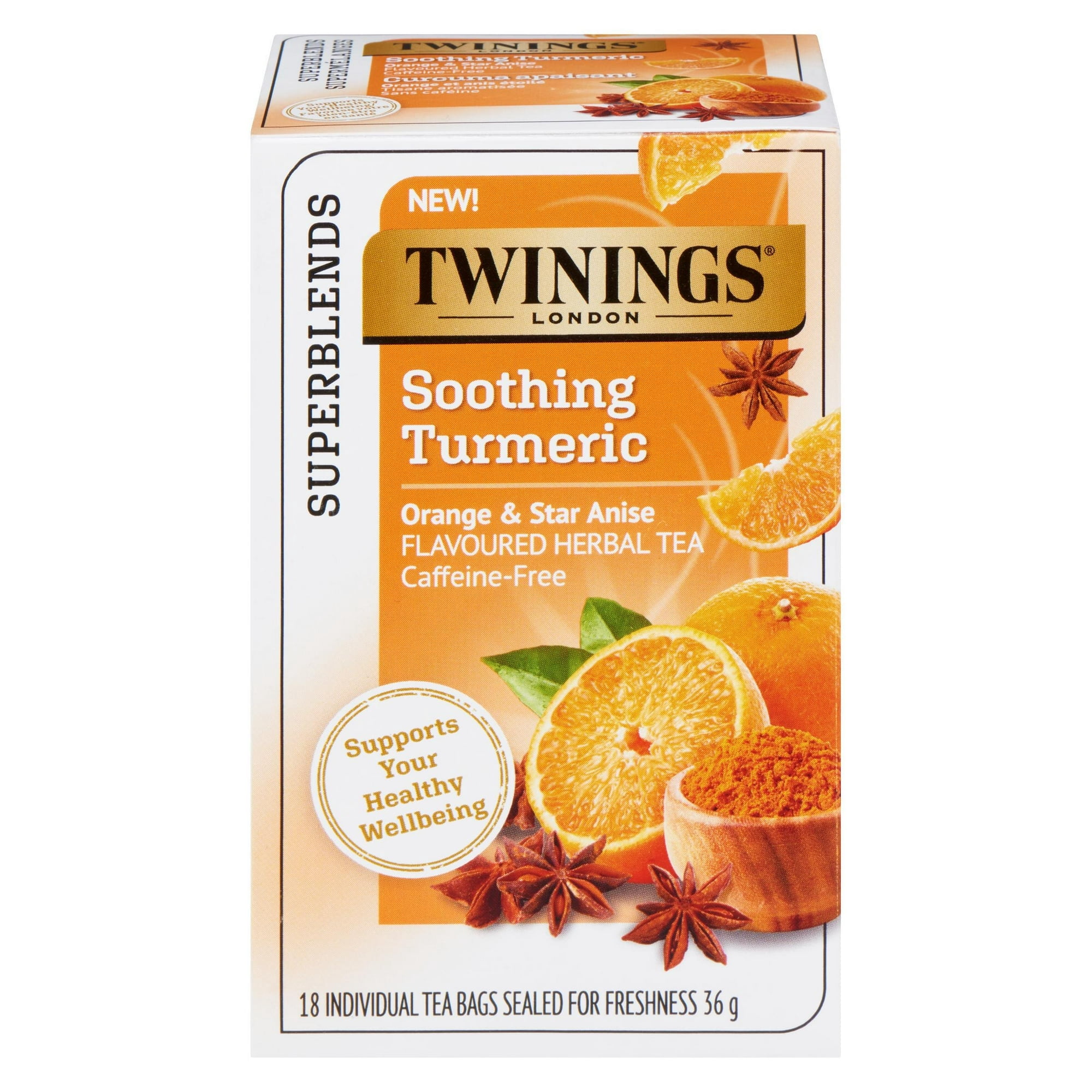 Twinings Superblends Soothing Turmeric 18 Tea Bags