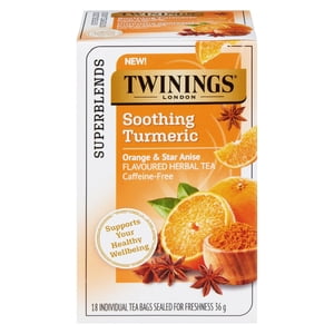 Twinings Superblends Soothing Turmeric 18 Tea Bags