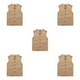 thumbnail image 1 of Youkk Gilet Classique et Polyvalent avec Poches Multiples Kaki M 5Set, 1 of 6