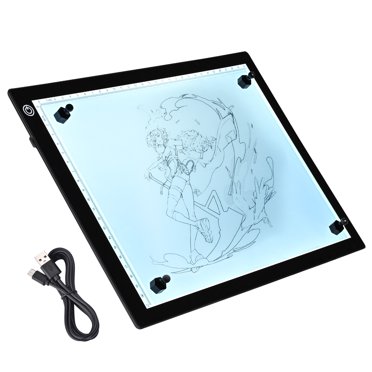 Yescom Portable A4 Light Pad Diamond Painting Light Board Light Box for Tracing Dimmable for Art Diamond Painting Drawing Sketching Tattoo Animation