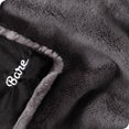 thumbnail image 2 of Bare Home Faux Fur Blanket - 60" x 80" - Ultra Soft Fleece - Oversized, Dark Gray, 2 of 5