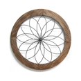 thumbnail image 1 of Pendentif Rond Anti-Rouille Design Art Métal Décoration Maison Ornement Extérieur Fond Mur Maison Restaurant Chambre Type4, 1 of 8