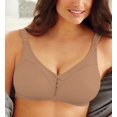 thumbnail image 2 of Bali 3820 Double Support Wirefree Bra Size 38DD, White, 2 of 4