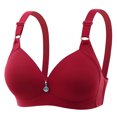 thumbnail image 1 of Yuyuzo Push up Bras for Women Solid Color Full Coverage Adjustable Strap Breathable Everyday Bras, 1 of 4