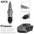 thumbnail image 4 of 6 Pcs Injecteur de Carburant Diesel à Rail Commun Compatible avec Dodge Cummins Camion Ram 6,7 L 2007-2012, 4 of 12