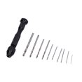 thumbnail image 1 of 11Pcs Pin Étau Foret HSS Alliage d'Aluminium Manuel Mini Forets de Torsion Bits pour Noyer, 1 of 14
