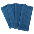 thumbnail image 1 of Design Imports DII Solid Blue Windowpane Terry Dishtowel (Set of 4), 1 of 2