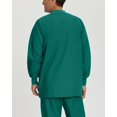 thumbnail image 4 of Landau Essentials Vestes de Sarrau à 5 Poches pour Hommes - Coupe Classique Décontractée, Col Ras du Cou, devant à Boutons-Pression, Sarraus d'Échauffement 7551, 4 of 5