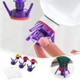 thumbnail image 2 of 6 Piece Bottle Rack Set with Caps for Effortless Pouring of Thick Liquids Practical Design for Kitchen Bathroom and Makeup Use, 2 of 5