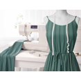 thumbnail image 5 of Soimoi Green polyester Crepe Fabric Vertical Stripe Print Sewing Fabric Yard 42 Inch Wide, 5 of 5