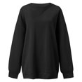 thumbnail image 4 of Jamicy Chandails pour Femmes 2025 Nouvelle Mode Surdimensionné en Molleton Col Rond Chandail à Capuche Décontracté Confortable Mode Automne 2025 Chandail Basique, 4 of 4