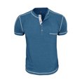 thumbnail image 4 of Wancir Chemises pour Hommes Liquidation Vente Mode Homme Chandail Décontracté Uni Manches Longues Col Rond Blouses, 4 of 5