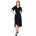 thumbnail image 2 of Bimba Womens Asymmetrical Shift Dress Mid-Calf Summer Rayon Day Dresses, 2 of 8