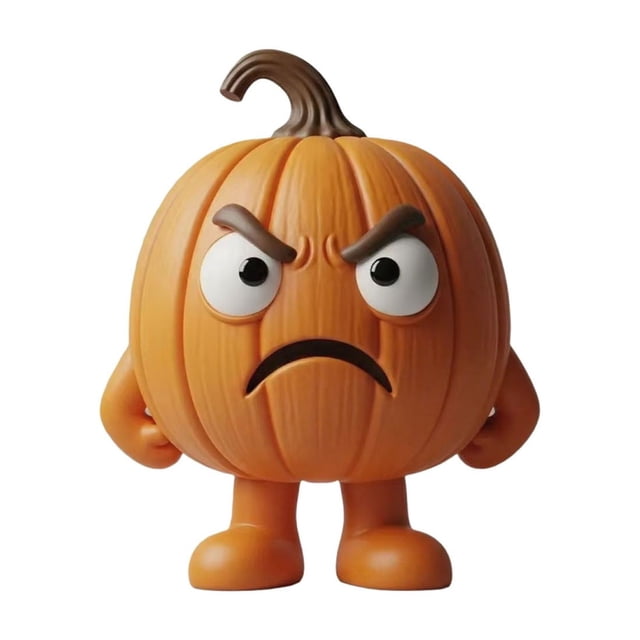 SIYTUAU Statue de Citrouille d'Halloween Ornement Figurine Décorative en Résine Modèle F Décoration de Table d'Halloween Figurine de Citrouille Festive F