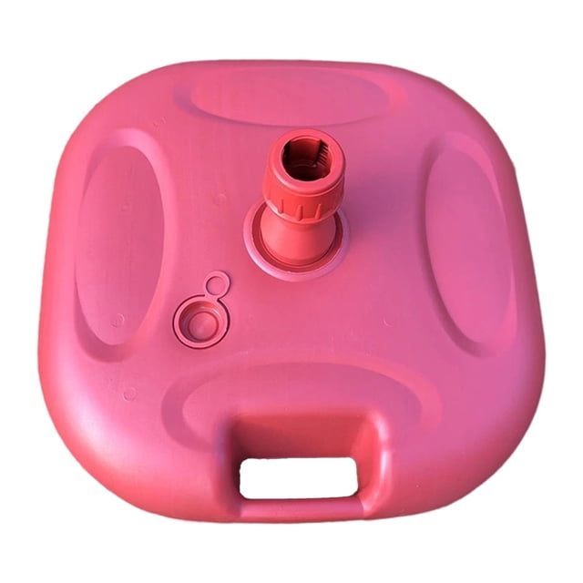 jinwen Support de Base de Parasol sur Pied Base de Parasol de Patio pour Extérieur Plage Terrasse Rouge