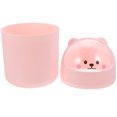 thumbnail image 2 of Poubelle Compacte Rose avec Couvercle pour Chambres d'Adultes, 2 of 8