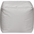 thumbnail image 1 of Gouchee Home Cube Brava Argent – Pouf cube hydrofuge rempli de billes de polystyrène, léger et portable, pour salon ou dortoir, 1 of 6
