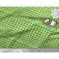 thumbnail image 2 of Soimoi Moss Georgette Fabric Filigree Damask Print Sewing Fabric Yard 42 Inch Wide, 2 of 3