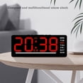 thumbnail image 4 of Alarm Clock under $5! CQCYD Digital Alarm Clock, Multi-Functional LED Clock with Date Temperature, Battery or Electric Powered, Bedside Desk Clock, 4 of 6