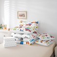 thumbnail image 5 of YST Excavator Kids Bedding Set, Cartoon Construction Theme, Polyester Comforter & Duvet Type, Twin Size (7 Count), 5 of 5