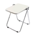 thumbnail image 2 of Abbracc Table Plateau Pliant Petite Table Pliante Pratique Robuste Polyvalente Compacte Simple Blanc, 2 of 9