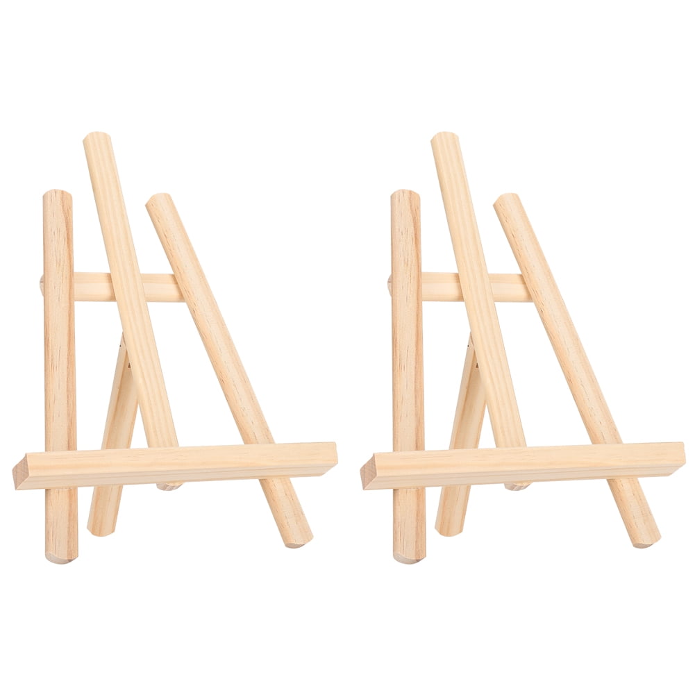 Kids Easel, Tabletop Easel 2Pcs Desktop Easel Easel Stand, Artworks Decoration For Placing Photos Collectibles