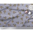 thumbnail image 3 of Soimoi Moss Georgette Fabric Circle,Dot & Prawns Ocean Print Fabric by The Yard 42 Inch Wide, 3 of 3