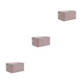 thumbnail image 1 of relayinert Contenant de Rangement pour l'Organisation et Poignée en Corde Robuste Boîte de Rangement Pliable Rose Pâle 31*21*13 Ensemble de 3, 1 of 6