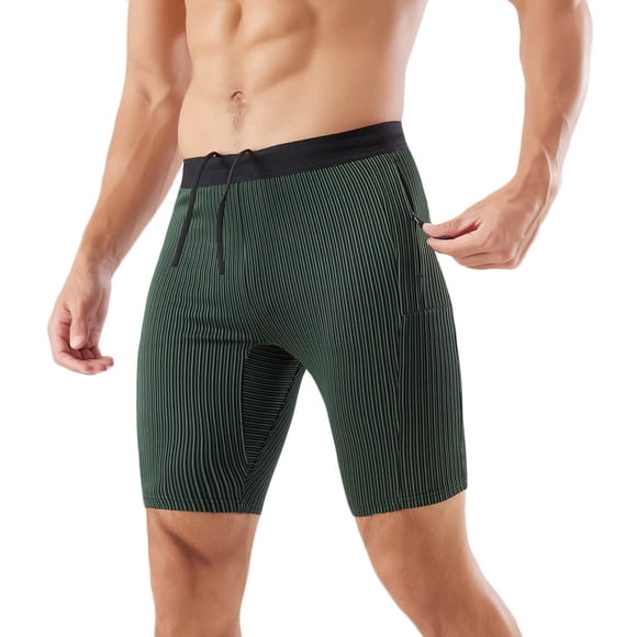 zfhfof Mens Running Gym Shorts Tights Stretchy Lightweight Athletic Sport Shorts Drawstring Workout Shorts with Zipper Pockets