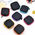 thumbnail image 4 of stanreset Earphone Container Universal Space Saving Storage Bag Hard Scratchproof Carry Packet Cables Travel Charger USB Orange, 4 of 6