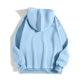 thumbnail image 3 of LUOGENLI Chandails à Capuche à Fermeture Éclair Complète pour Hommes Camouflage Los Angeles Hommes Femmes Lettre Graphique Imprimé à Capuche Col Rond Manches Longues Chandail Hauts Chandails à Capuche pour Hommes Coton Graphique Bleu Pâle Taille TG, 3 of 3