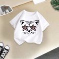 thumbnail image 5 of Xuewenshw T-Shirt Graphique Mignon pour Fille, Col Rond, Manches Courtes, Été, Décontracté, T-Shirt, Banane, Filles, 5 of 5