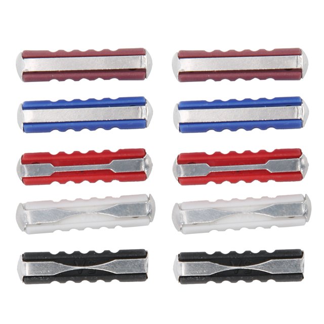LAFGUR Car Fuse,200PCS Torpedo Shaped Car Fuse Kit 5AMP 8AMP 16AMP 25AMP 40AMP for Eastern European Car,Torpedo Fuse