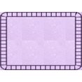 thumbnail image 1 of Ahgly Company Tapis Rectangulaire Lavable en Machine Intérieur Transitionnel Lilas Riche Violet, 2 Pieds x 5 Pieds, 1 of 7