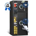 thumbnail image 1 of 7.0 Cub Heavy Duty Safe with Dual Alarm System, Home Safe with Deposit Slot and Backlit Keyboard, 1 of 6