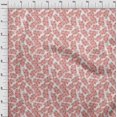 thumbnail image 4 of oneOone Georgette Viscose Red Fabric Tropical Sewing Material Print Fabric By The Yard 42 Inch Wide, 4 of 5