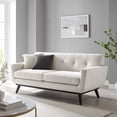 thumbnail image 1 of Modway Engage Herringbone Fabric Loveseat in Ivory, 1 of 8