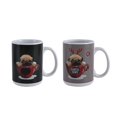 thumbnail image 1 of HOLIDAY TIME 14.88 OZ  STONEWARE HEAT ACTIVATED MUG<br>XMAS HEAT ACTIVE CHANGE PATTERN- DOG, 1 of 4