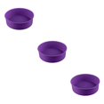 thumbnail image 4 of kurtrusly Wedding Birthday Party Cake Restaurant Reusable Washable Mousse Round Mould Kitchen Gadget Accessories Purpe 8 Inch 3Set, 4 of 6